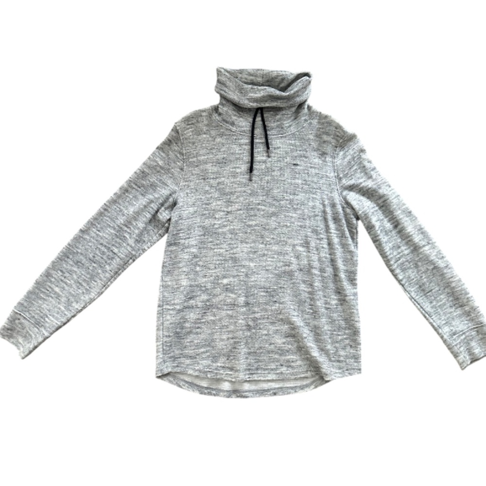Express Men's Gray Cotton Blend Mock Sweater Size M